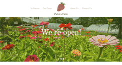 Desktop Screenshot of pattensberryfarm.com